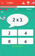 Multiplication Tables Game screenshot 0