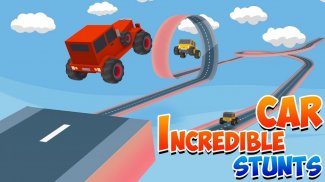 Tracks impossíveis conluio Ramp Car Driving Simula screenshot 10