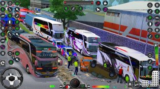 Real City Coach Bus Games 3D screenshot 1