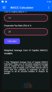 WACC Calculator screenshot 6