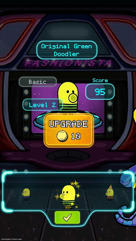 Doodle Jump Space Chase (Mobile, Android, iOS) (gamerip) (2018