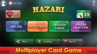 Hazari - 1000 Points Card Game screenshot 0
