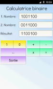 Binaire calculatrice Pro screenshot 2