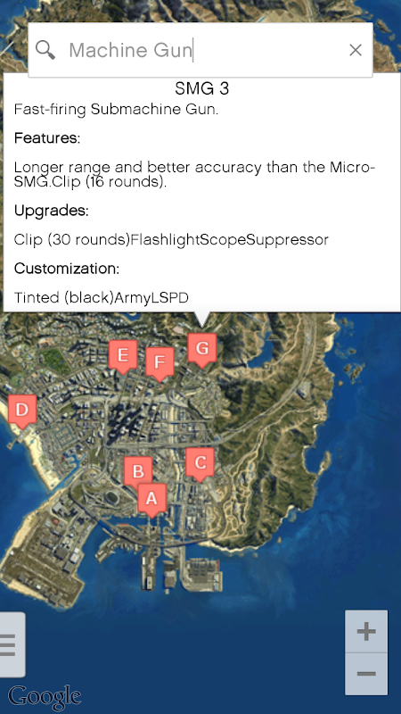 Interactive Map for GTA 5 - Unofficial for iPhone - Download