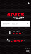 Manitou specs screenshot 0