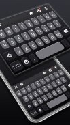 Simply Black Tastatur-Thema screenshot 3