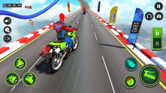 Superhero Bike Racing Games 3d screenshot 0