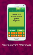 Nigeria Current Affairs Quiz screenshot 4