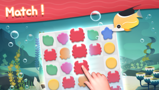 Aqua Friends : Match 3 Puzzle screenshot 0