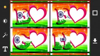 Indian Flag Letter Frames screenshot 1