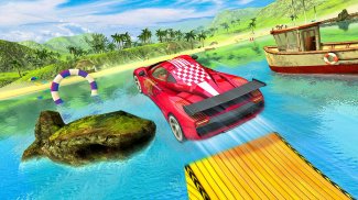 GT Car Race Game -Water Surfer screenshot 1