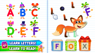 Baby ABC in box Kids alphabet games for toddlers screenshot 0