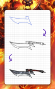 Cómo dibujar armas de fantasía screenshot 4