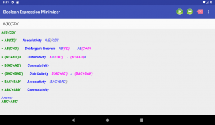 Boolean Expression Minimizer screenshot 10