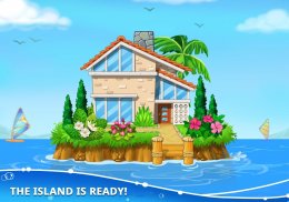 Bangun rumah dan pulau. Game untuk anak-anak. screenshot 12