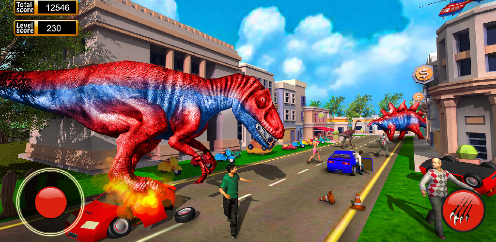 Jurassic Dinosaur Rampage 3D Run: Dino Hunter vs T-Rex Attack, Apps