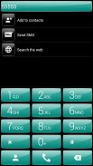 Dialer theme Gloss Green screenshot 3