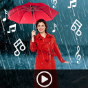 Rain Video Music -Photo Editor Icon