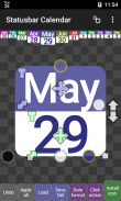Status bar Calendar Demo screenshot 3