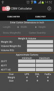 CBM Calculator screenshot 1