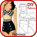 Learn to sew sewing patterns easily. Pattern👙