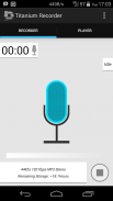 Titanium Voice Recorder with number ID screenshot 0