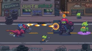 Cat Gunner: Super Força (Pixel Zombie Shooter) screenshot 3