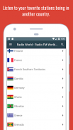 रेडियो विश्व - रेडियो वर्ल्डवाइड + इंटरनेट रेडियो screenshot 1