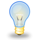 Colorful Light Bulbs Icon