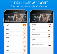 30 Day Home Workouts screenshot 2