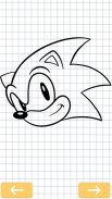 How to draw Sonic the hedgehog screenshot 6