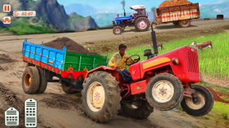 Tractor Trolley Farming Offroad Cargo Simulator 3D screenshot 3