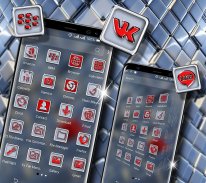 3D Sliver Square Launcher Theme screenshot 3