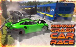 Highway Crash Car Race screenshot 1