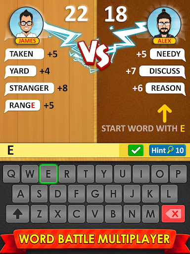 Word Game - Typing fun Race of words with friends APK for Android