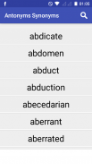 Antonyms Synonyms Dictionary screenshot 0