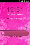 GO Locker Theme Roze Ster screenshot 1