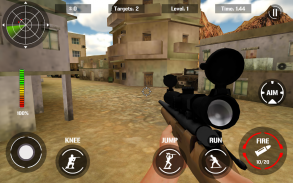 Sniper Shooting Desert Combat screenshot 0