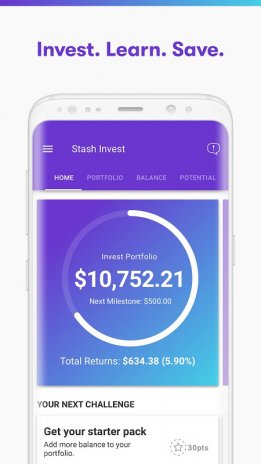 Stash Invest Learn Save 1 17 1 3 Download Apk For A!   ndroid Aptoide - 