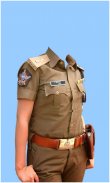 Women Police Uniform Photo App screenshot 0