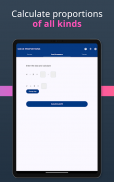 Solucionador de proporções screenshot 6