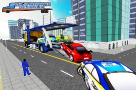 Transporter Car 3D Trailer Sim screenshot 1