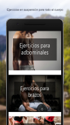 Entrenamiento Suspension Workout screenshot 1