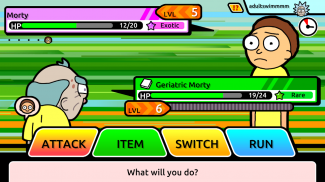 リック・アンド・モーティ Pocket Mortys screenshot 0