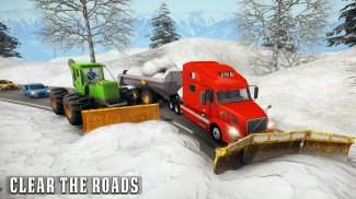 Snow Plow Heavy Excavator Sim screenshot 4