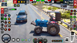 gerçek tarım traktör kargo sürücü simülatör screenshot 3