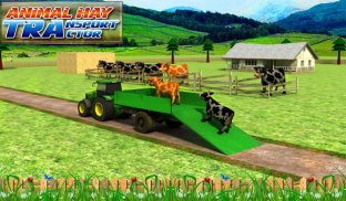 动物和干草运输拖拉机 screenshot 15
