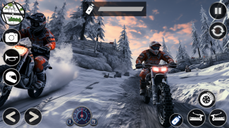 Dirt Bike Mountain Snow Race screenshot 7