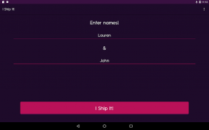 I Ship It - Fandom Couple Name Generator LOVE GAME screenshot 3