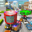 Fire Rescue Gyroscopic Bus: City Ambulance Driver Icon